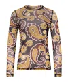 Jw Anderson J. W.anderson Long Sleeve Underpinning By J. W.anderson In Reddish Brown