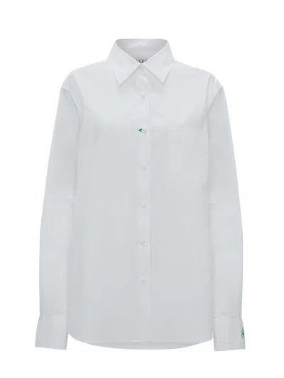 Jw Anderson Long-sleeved Shirt In White