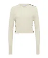 Jw Anderson Long-sleeved Sweater In Nude