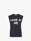 Jw Anderson Look At Me Printed Tank Top In Blue