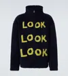Jw Anderson Look Look Look Zip Front Jacket In Blue