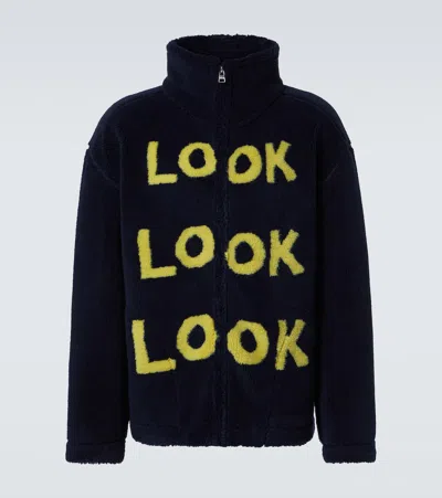JW ANDERSON LOOK LOOK LOOK FLEECE JACKET