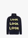 Jw Anderson Look Look Look Zip Front Jacket In Blue