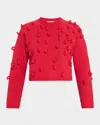 Jw Anderson J. W. Anderson Loop Cropped Jersey In Red