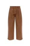 Jw Anderson J.w. Anderson Twisted Workwear Shorts In Caramel