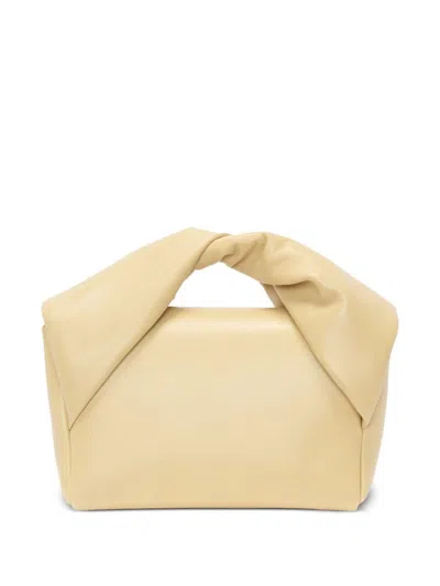 Jw Anderson Luxurious Twisted Butter Handbag For Women In Fw23 In Neutral