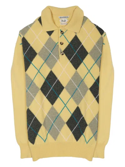 Jw Anderson Maglia Con Colletto Polo In Multi