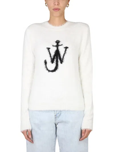 JW ANDERSON JW ANDERSON MAGLIA CON INTARSIO LOGO