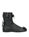 Jw Anderson Padlock Ankle Boots In Black