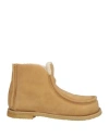 Jw Anderson Man Ankle Boots Camel Size 9 Calfskin