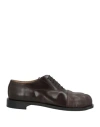 Jw Anderson Man Lace-up Shoes Chocolate Brown Size 8 Calfskin