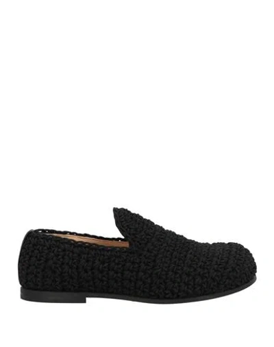 Jw Anderson Man Loafers Black Size 11 Cotton