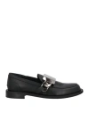 Jw Anderson Man Loafers Black Size 9 Calfskin