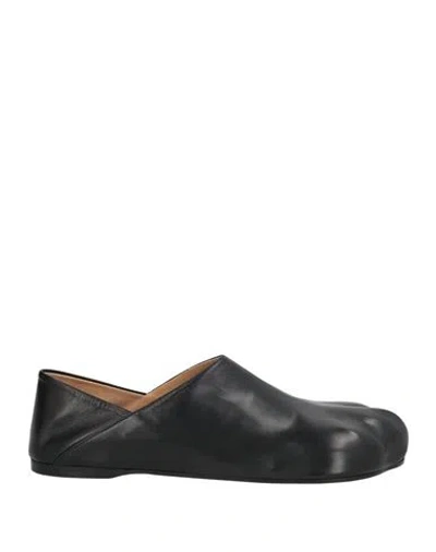 Jw Anderson Man Loafers Black Size 9 Lambskin