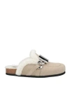 Jw Anderson Man Mules & Clogs Beige Size 9 Leather In Beige