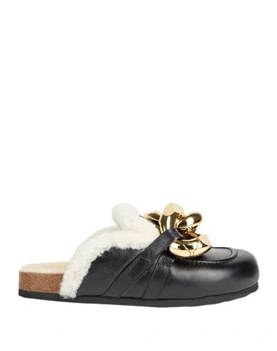 Jw Anderson Man Mules & Clogs Black Size 8 Calfskin