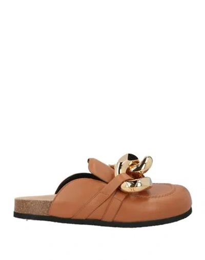 Jw Anderson Man Mules & Clogs Brown Size 9 Calfskin