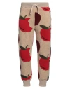 Jw Anderson Man Pants Beige Size M Acrylic, Polyester, Cotton, Wool, Elastane In Beige