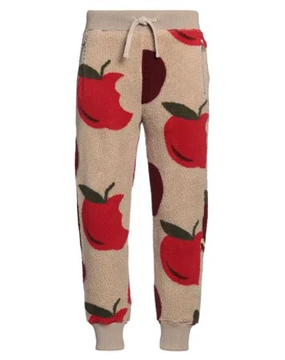 JW ANDERSON JW ANDERSON MAN PANTS BEIGE SIZE M ACRYLIC, POLYESTER, COTTON, WOOL, ELASTANE