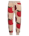 Jw Anderson Man Pants Beige Size M Acrylic, Polyester, Cotton, Wool, Elastane In Beige