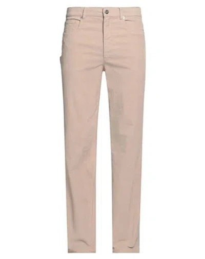 Jw Anderson Man Pants Beige Size M Cotton, Elastane In Neutral