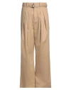 Jw Anderson Man Pants Camel Size 30 Cotton In Beige