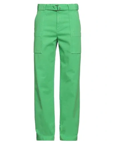 Jw Anderson Man Pants Green Size L Cotton