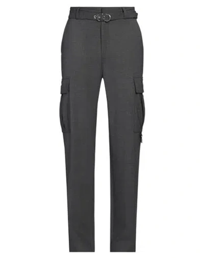 Jw Anderson Man Pants Lead Size 36 Virgin Wool, Elastane In Grey