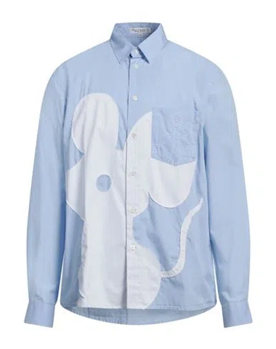 Jw Anderson Man Shirt Light Blue Size M Cotton
