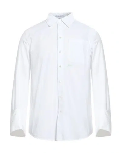 Jw Anderson Man Shirt White Size S Cotton