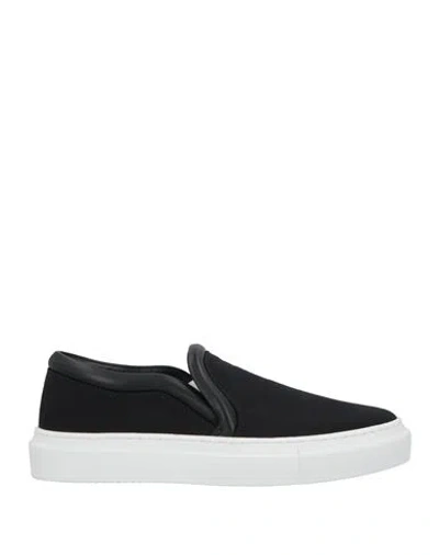 Jw Anderson Man Sneakers Black Size 6 Textile Fibers, Leather