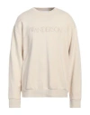 Jw Anderson Man Sweatshirt Beige Size S Cotton