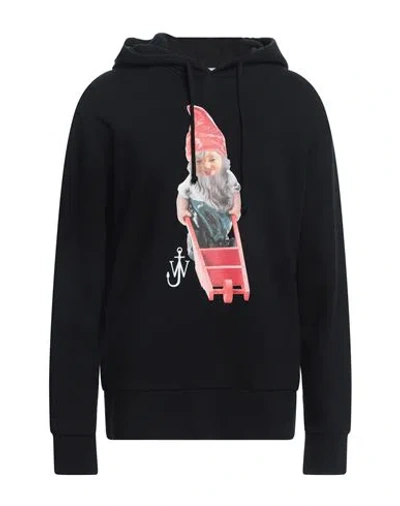 JW ANDERSON JW ANDERSON MAN SWEATSHIRT BLACK SIZE L COTTON