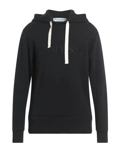 Jw Anderson Man Sweatshirt Black Size L Cotton