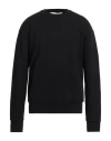 Jw Anderson Man Sweatshirt Black Size M Cotton, Elastane In Black