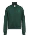 Jw Anderson Half Zip Track Top In Green