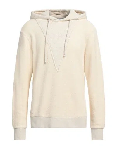 Jw Anderson Man Sweatshirt Ivory Size L Cotton In White