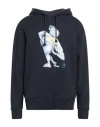 Jw Anderson Graphic-print Pullover Hoodie In Blue
