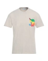 Jw Anderson Man T-shirt Beige Size L Cotton In Beige