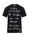 Jw Anderson Man T-shirt Black Size L Cotton