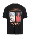 Jw Anderson Man T-shirt Black Size L Cotton In Black