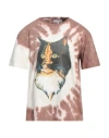 Jw Anderson Tie-dye Organic Cotton T-shirt In Neutral