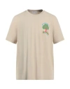 Jw Anderson Man T-shirt Ivory Size L Organic Cotton In White