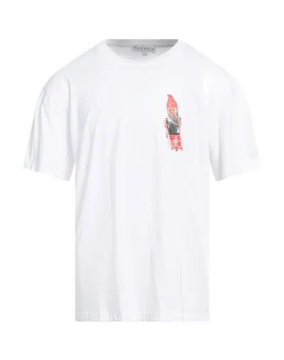 JW ANDERSON JW ANDERSON MAN T-SHIRT WHITE SIZE L COTTON