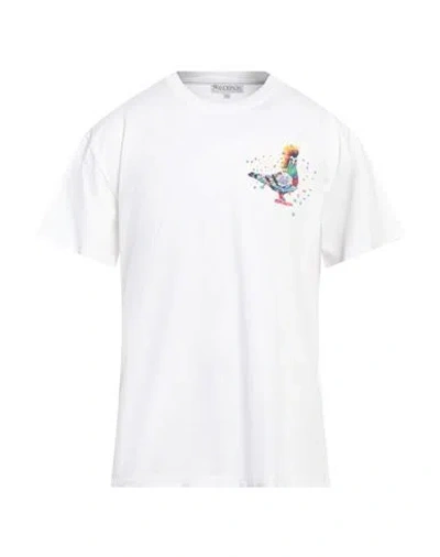 JW ANDERSON JW ANDERSON MAN T-SHIRT WHITE SIZE L ORGANIC COTTON