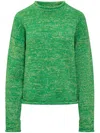 Jw Anderson Long-sleeved Sweater In 绿色
