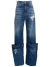 Jw Anderson J.w.anderson Maxi Turn Up Jeans