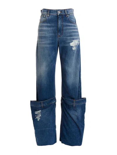 JW ANDERSON MAXI TURN-UP JEANS