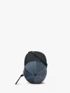 Jw Anderson Medium Cap Bag - Velvet Printed Denim Crossbody Bag In Blue