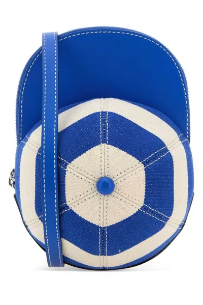 Jw Anderson Medium Cap Bag - Leather Crossbody Bag In Blue